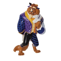 Disney by Britto - Figur med Beast H: 23.5 cm.